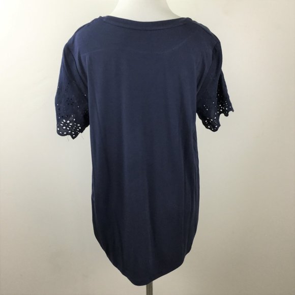 Kindred Bravely Navy Maternity/Nursing Top l - Picture 7 of 13